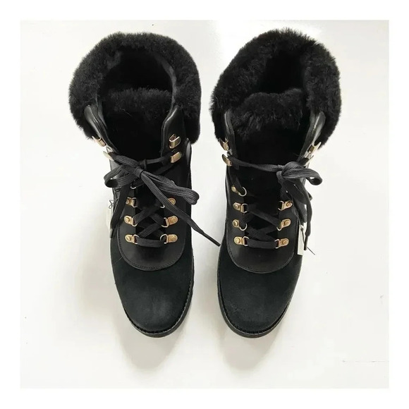 NWT Cole Haan Zerogrand Explore Shearling Waterproof Upstate Hiker Boot size 9.5 - Picture 3 of 13